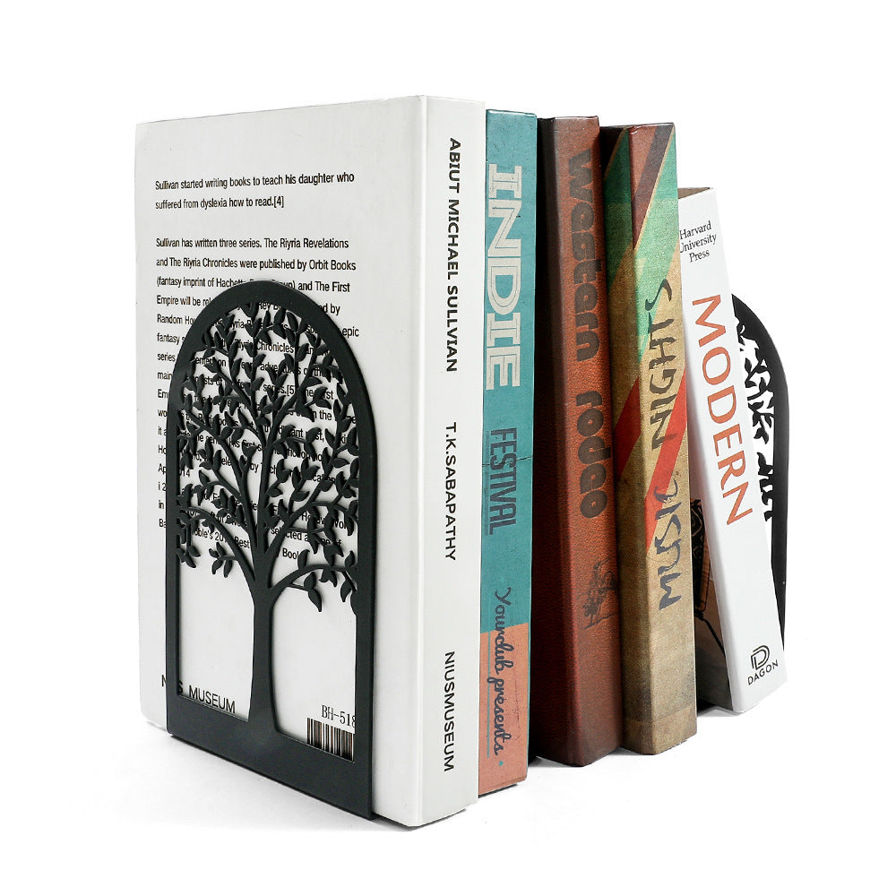 Dekorative Baumdesign Buchstützen