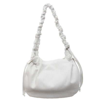 Texturierte Schlapp-Handtasche