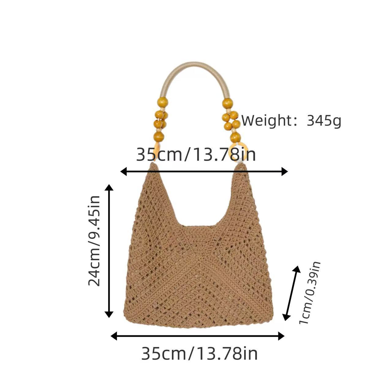 Handtasche mit Bohemian Häkeloptik Brehn