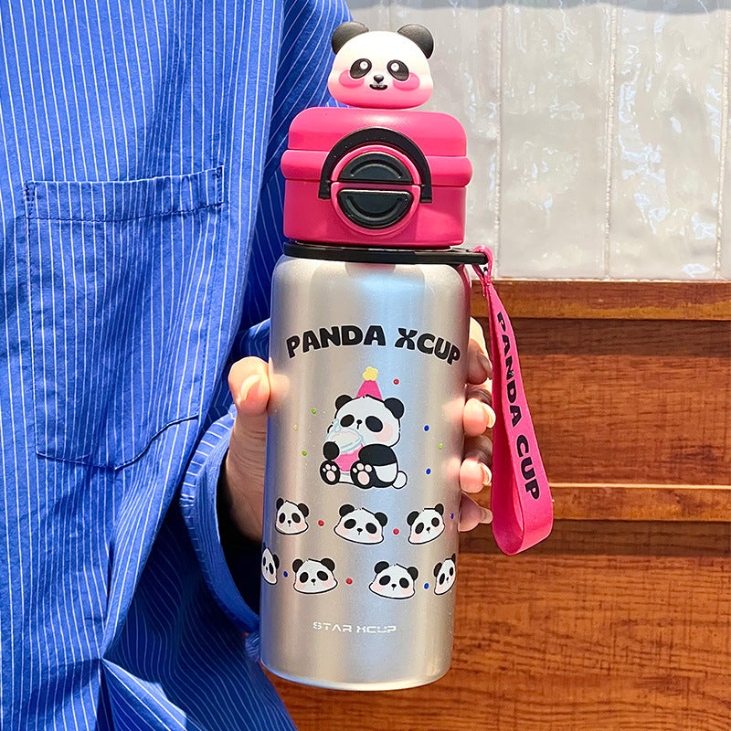 Damen Isoliertrinkflasche mit kreativem Panda-Design Brehn