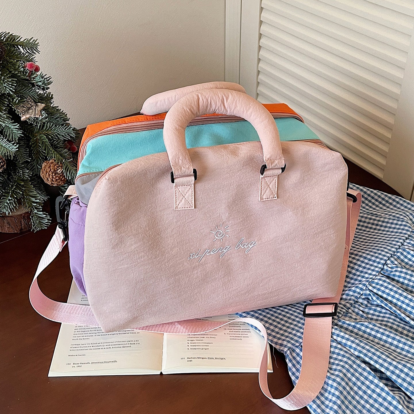 Stylische Mehrfarbige Reisetasche Brehn