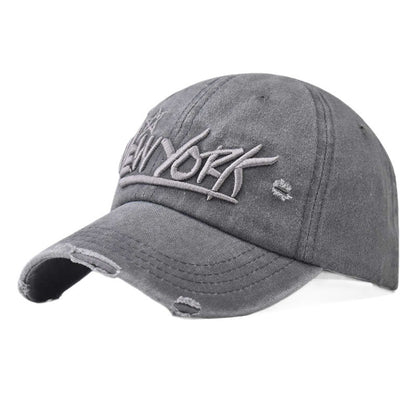 Herren Distressed Casual Bestickte Mütze Brehn