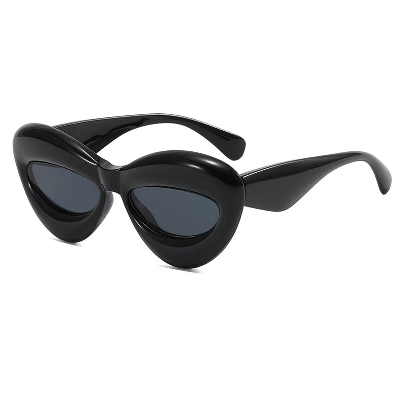 Damen kreative Designer-Sonnenbrille im Cat-Eye-Stil Brehn