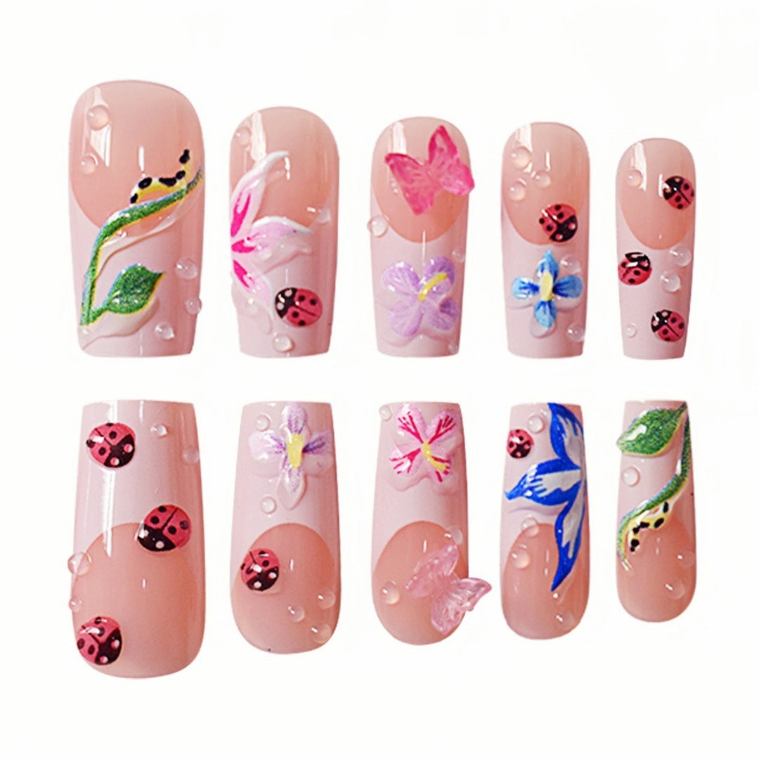 Künstlerische Acryl Nagelverlängerungen Brehn