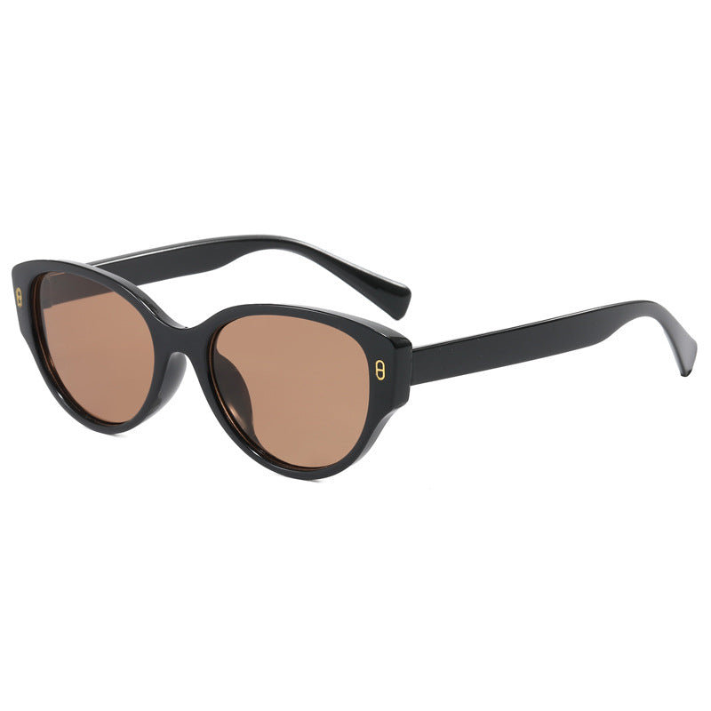 Damen Cat-Eye Sonnenbrille mit modernem Kunststoffrahmen Brehn