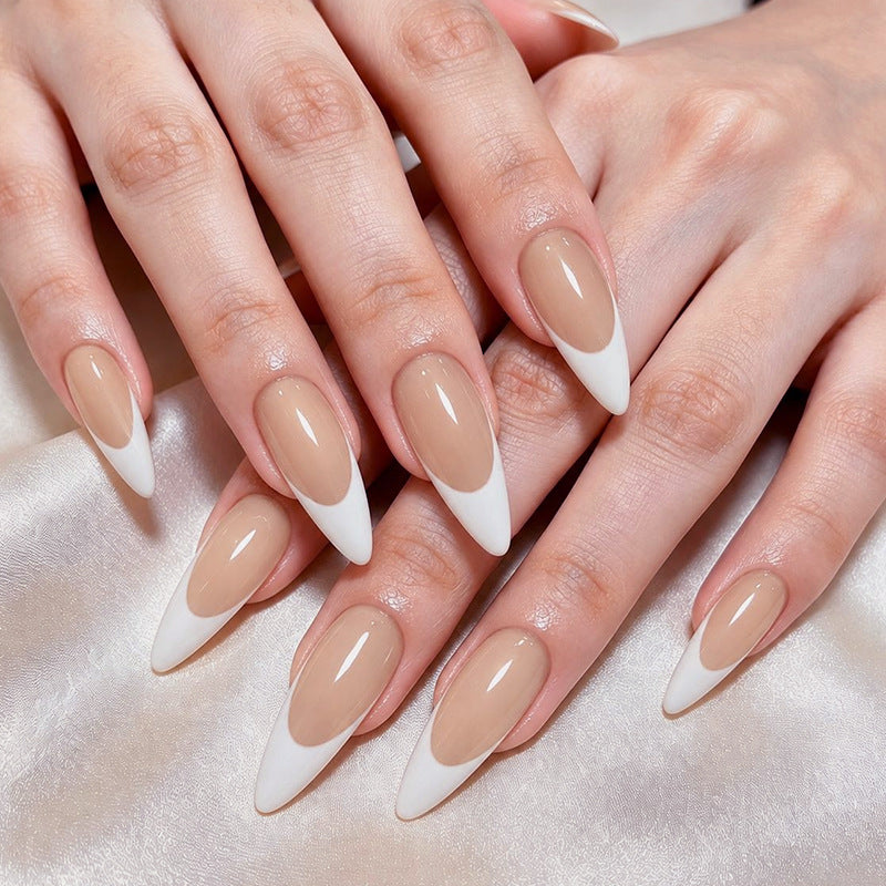 Elegante mandelförmige Press-On-Nagelverstärkungen Brehn