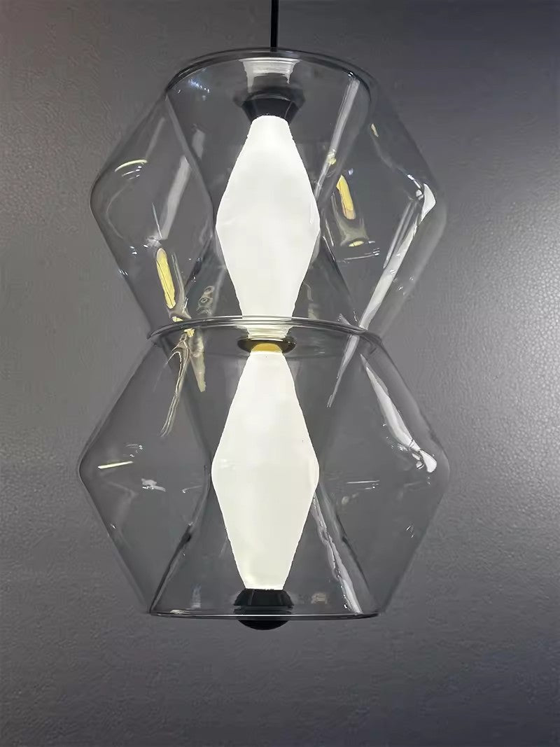Künstlerische Glas Pendelleuchte