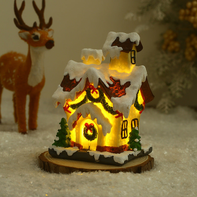Dekorative Weihnachtsbeleuchtung im Häuschen-Design Brehn