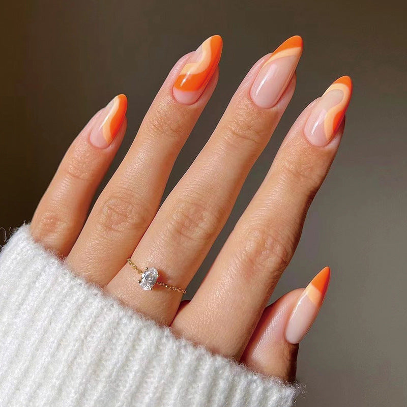 Kunstvolle Stiletto-Press-On Nägel Brehn