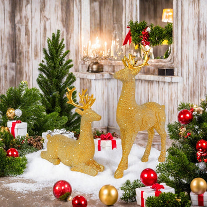 Elegante Weihnachtsdeko in Form von Rentieren Brehn