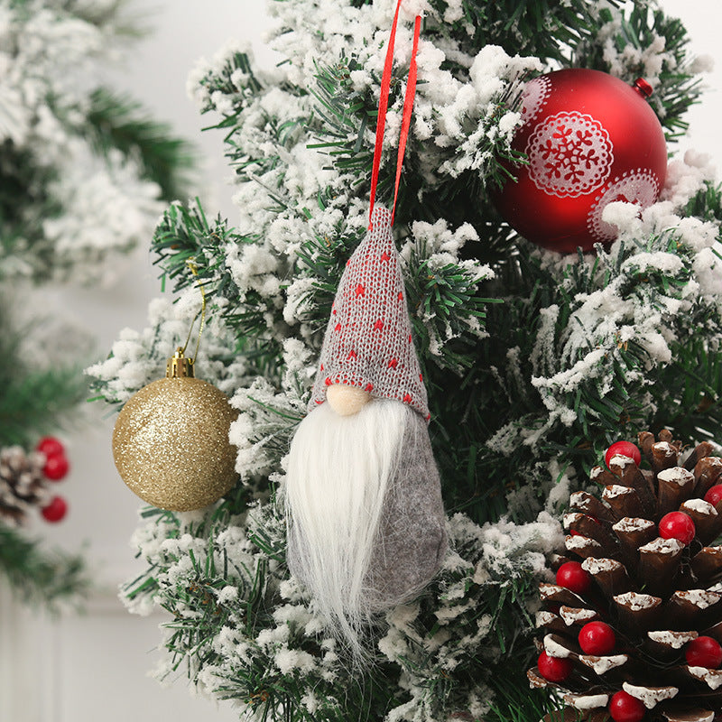 Niedliche Weihnachtsbaumdekoration im Gnom-Design Brehn
