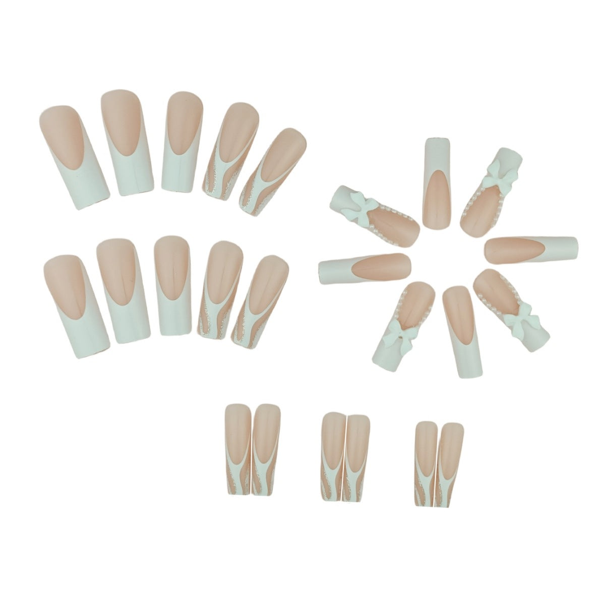 Premium dekorative Press-On Nagelverstärkungen Brehn