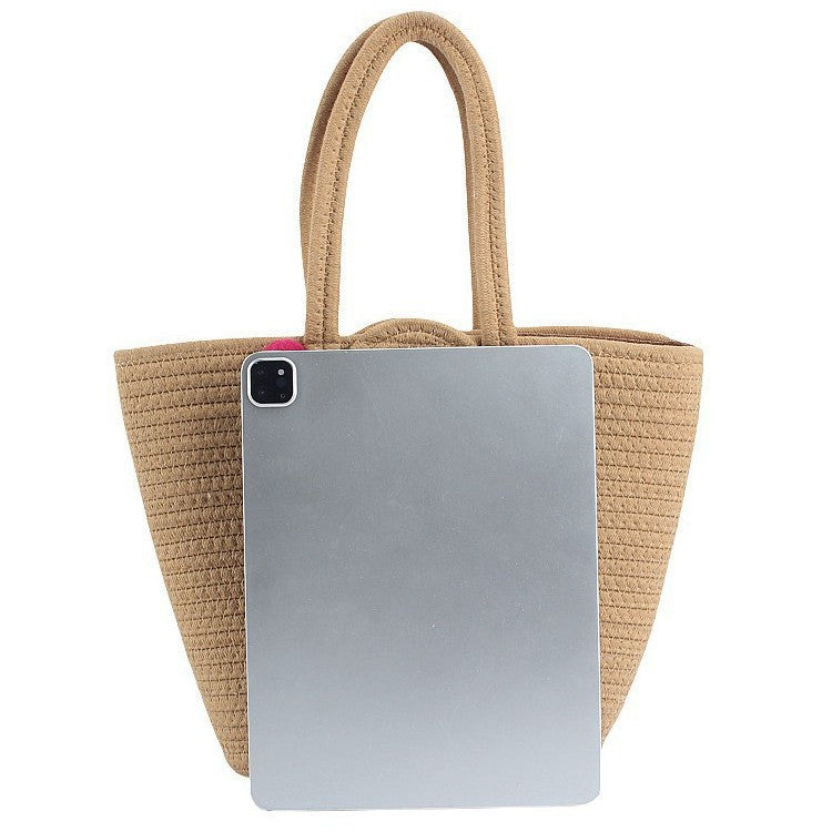 Strandtasche mit Fröhlichen Pompons Brehn