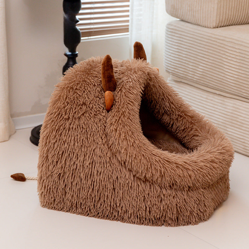 Gemütliches Berghütten-Hundebett