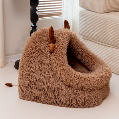 Gemütliches Berghütten-Hundebett