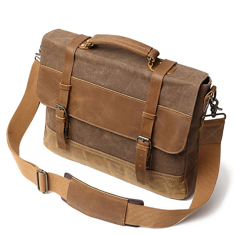 Robuste Aktentasche mit Vintage-Design Brehn