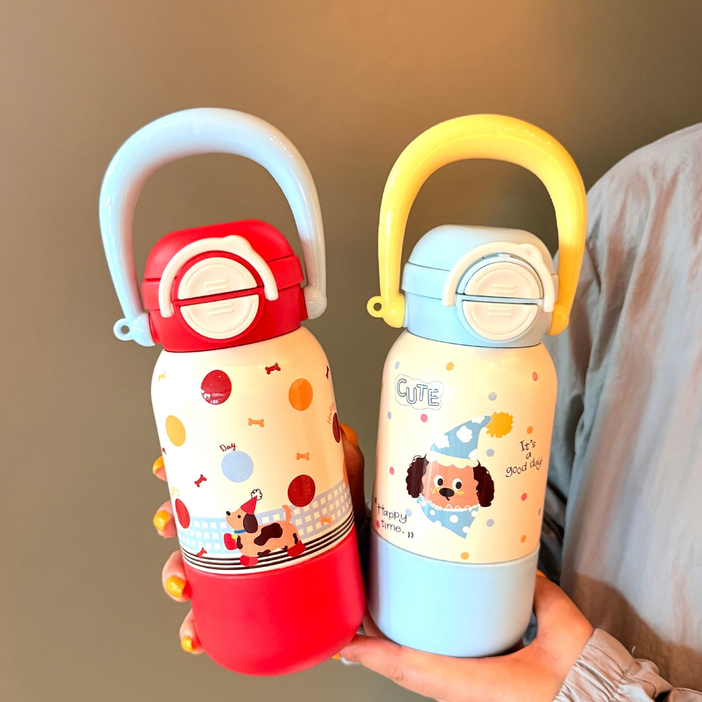 Damen Trinkflasche mit interaktivem Tierdesign Brehn