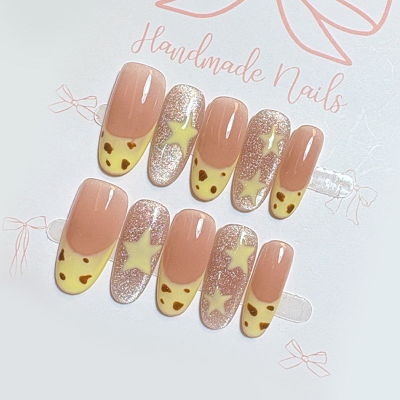 Dekoratives Press-On Nagelset Brehn