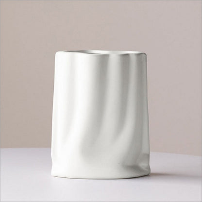 Zeitgenössische metallische dekorative Vase