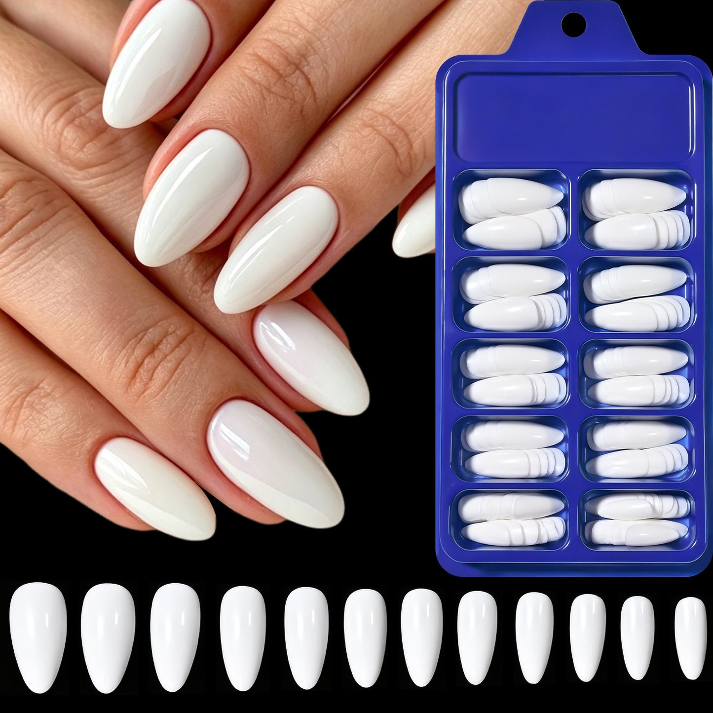 Ultra-durable Stiletto-Nagelspitzen-Set Brehn