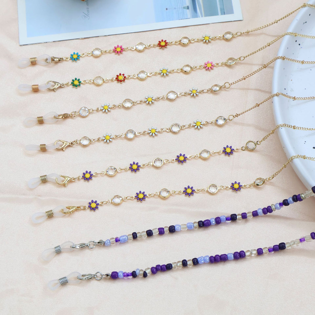 Perlen Brillenkettenhalter Brehn