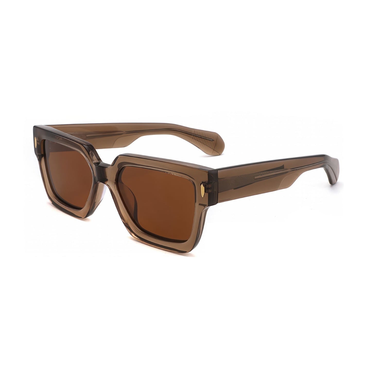 Damen modische Sonnenbrille im modernen, transparenten Hybrid-Design Brehn
