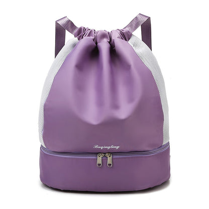 Mesh Drawstring Sport Rucksack