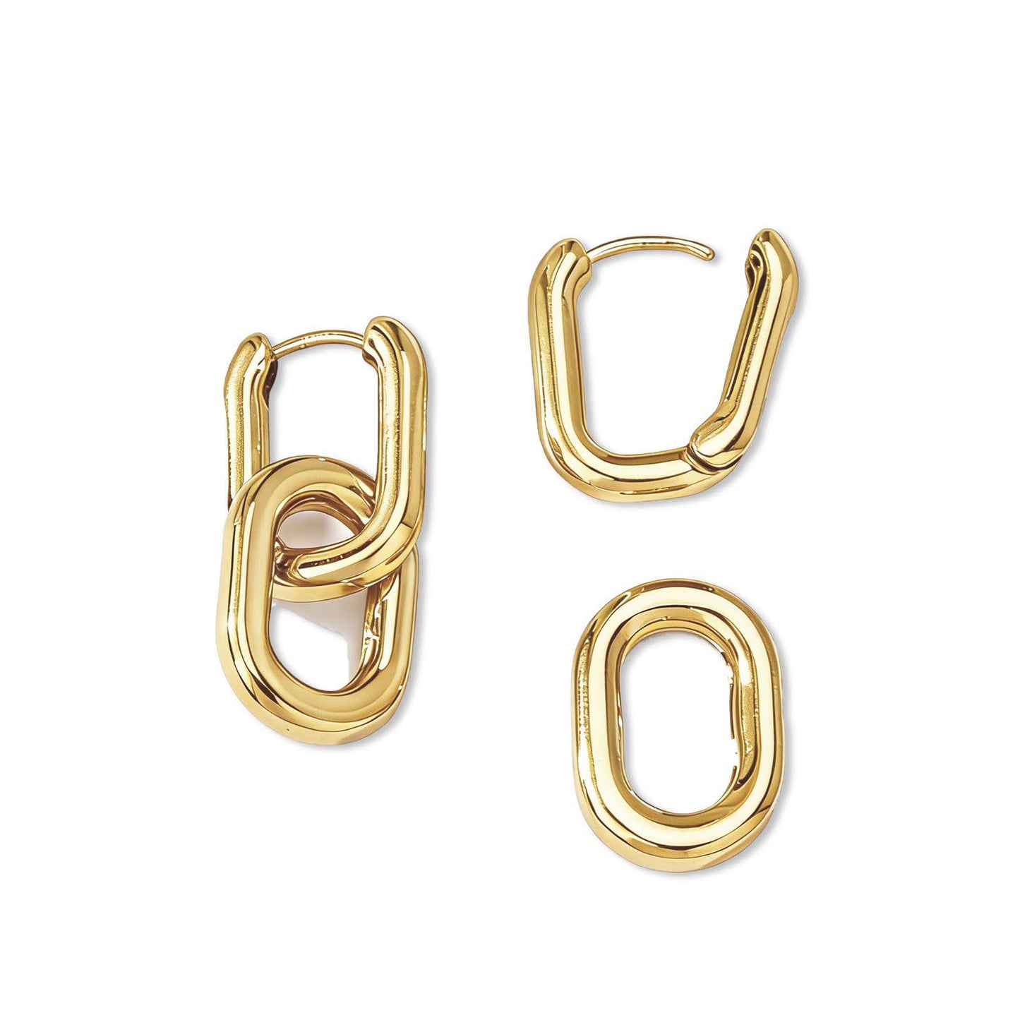 Elegante Spiral Drop Ohrringe Brehn