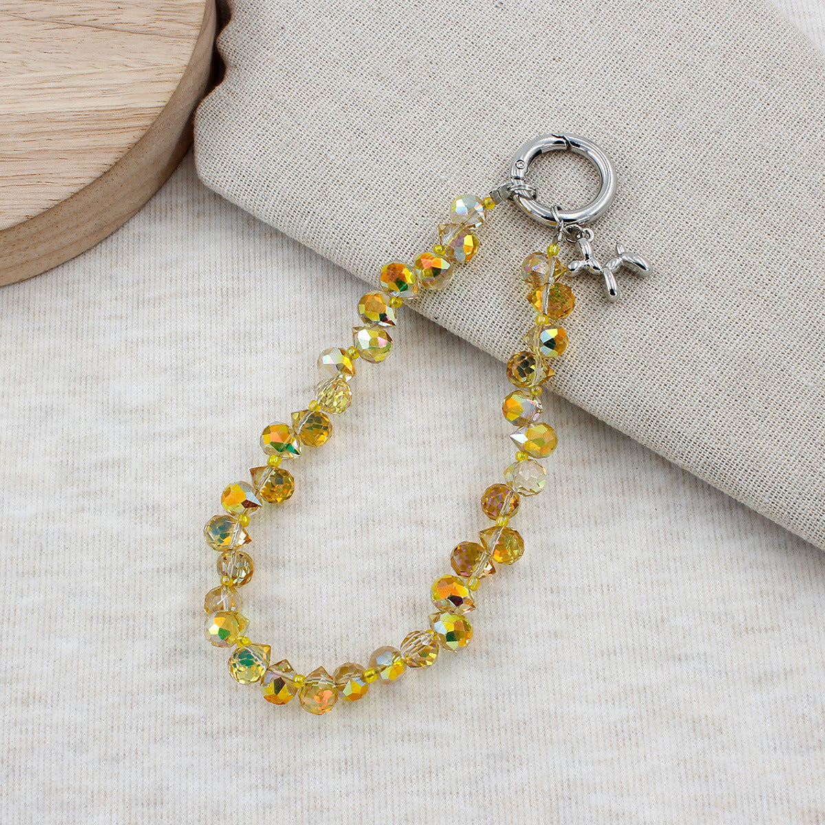 Kristall-verzierte Charm-Armband Brehn