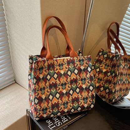 Lustige gemusterte Tote-Tasche