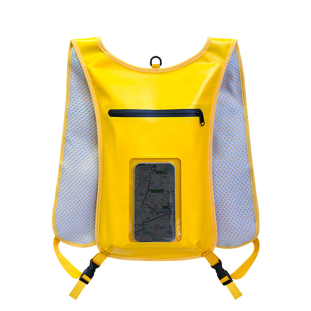 Wasserdichte Smartphone-Rucksack mit Durchsichtiger Fronttasche Brehn