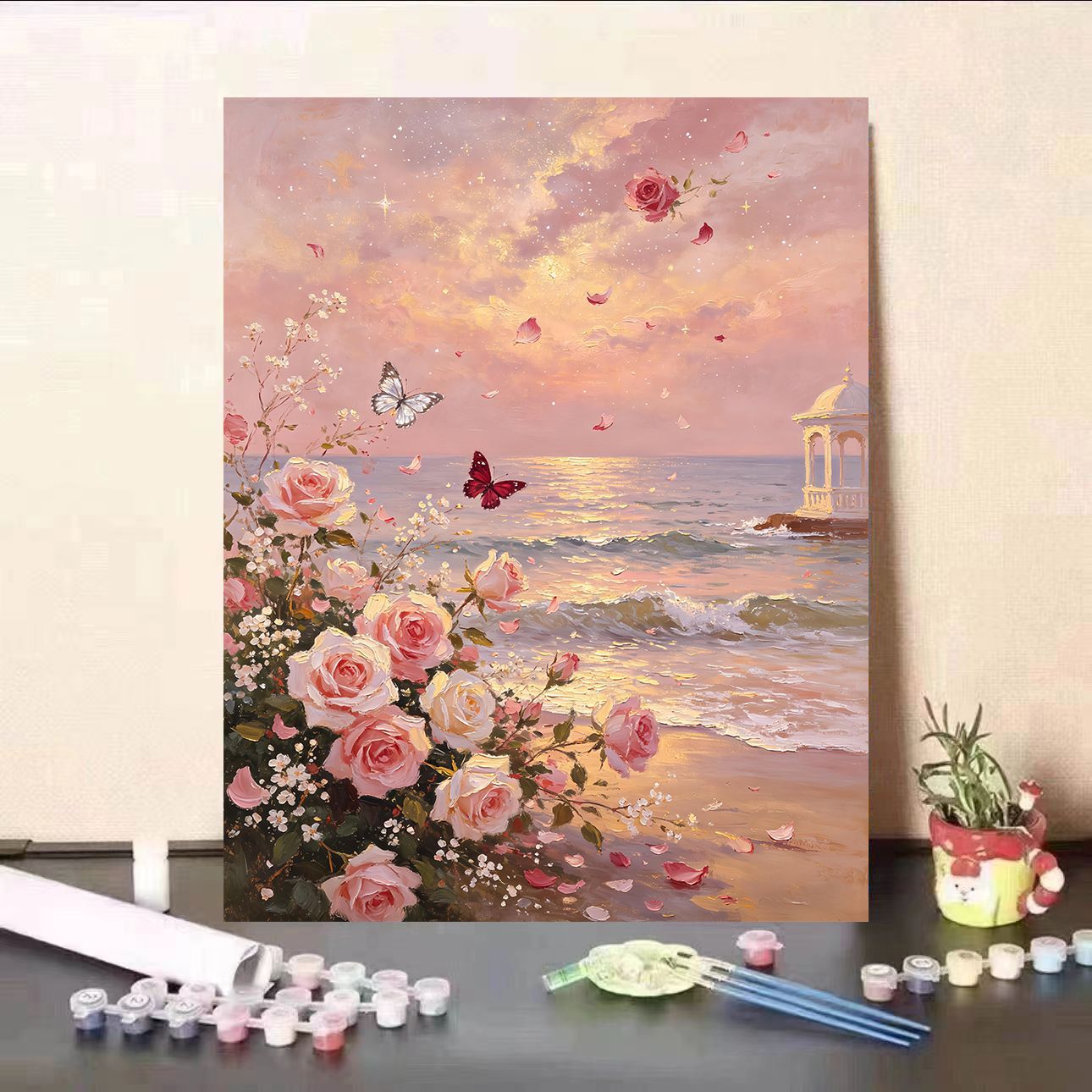 DIY Floral Landscape Malen nach Zahlen Kit Brehn
