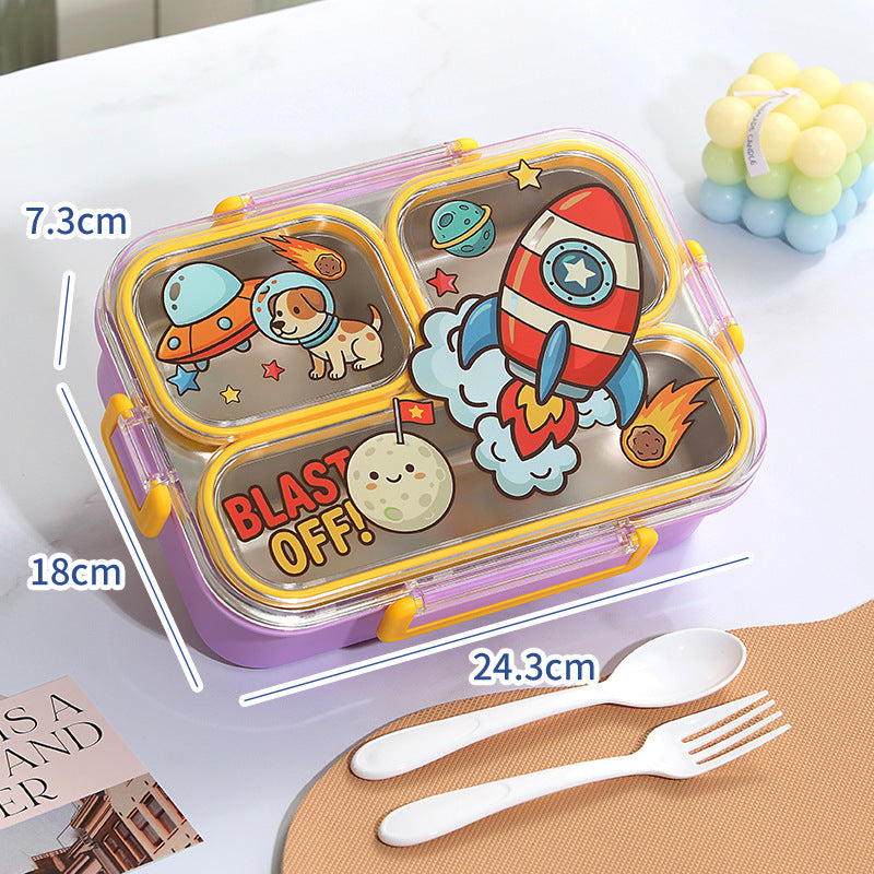 Spaß-Themen Multi-Sektion Lunchbehälter