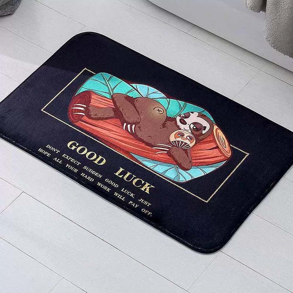Stylische motivierende Zitat-Badematte