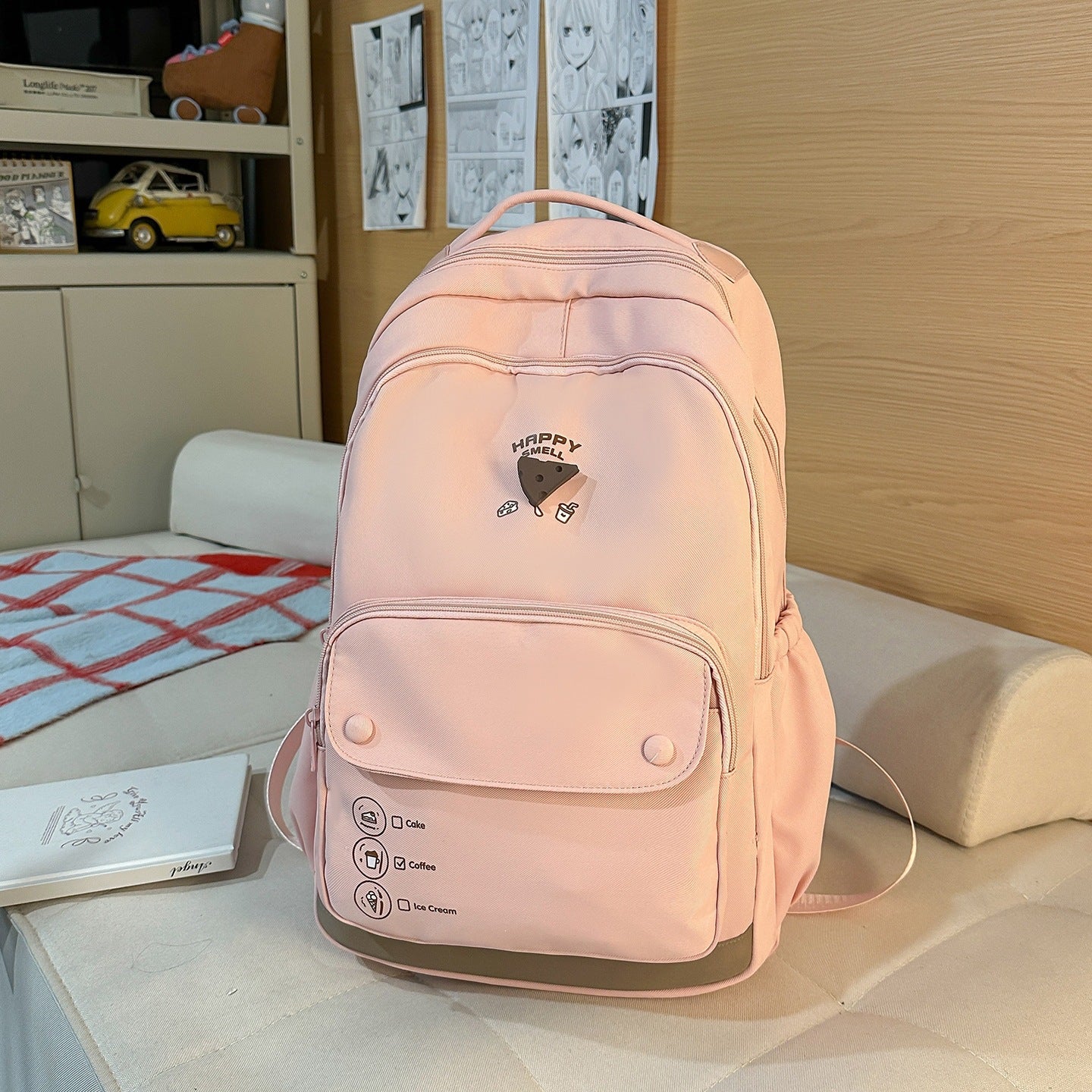 Verspielt Grafisches Druck Rucksack