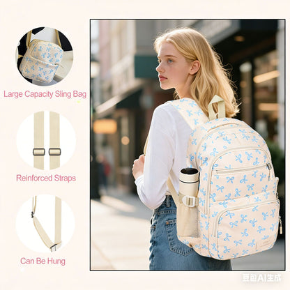 Multi-Zweck Blumenmuster Rucksack Set