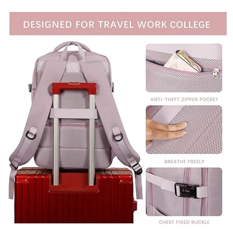 Vielseitiger Rucksack mit Ergonomischem Design und Zahlreichen Fächern Brehn