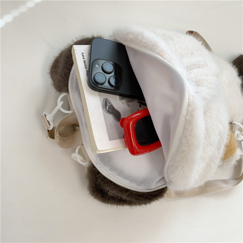 Süßes Plüsch-Katzen-Rucksack Brehn