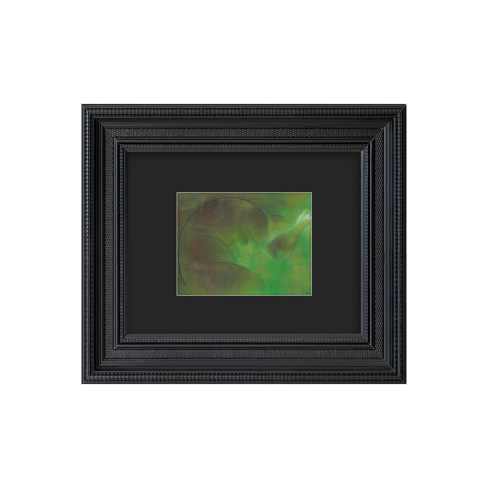 Abstract Expressionist gerahmtes Kunstwerk