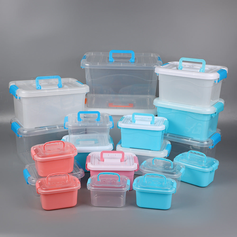 Transparente Bastelaufbewahrungsbox Brehn