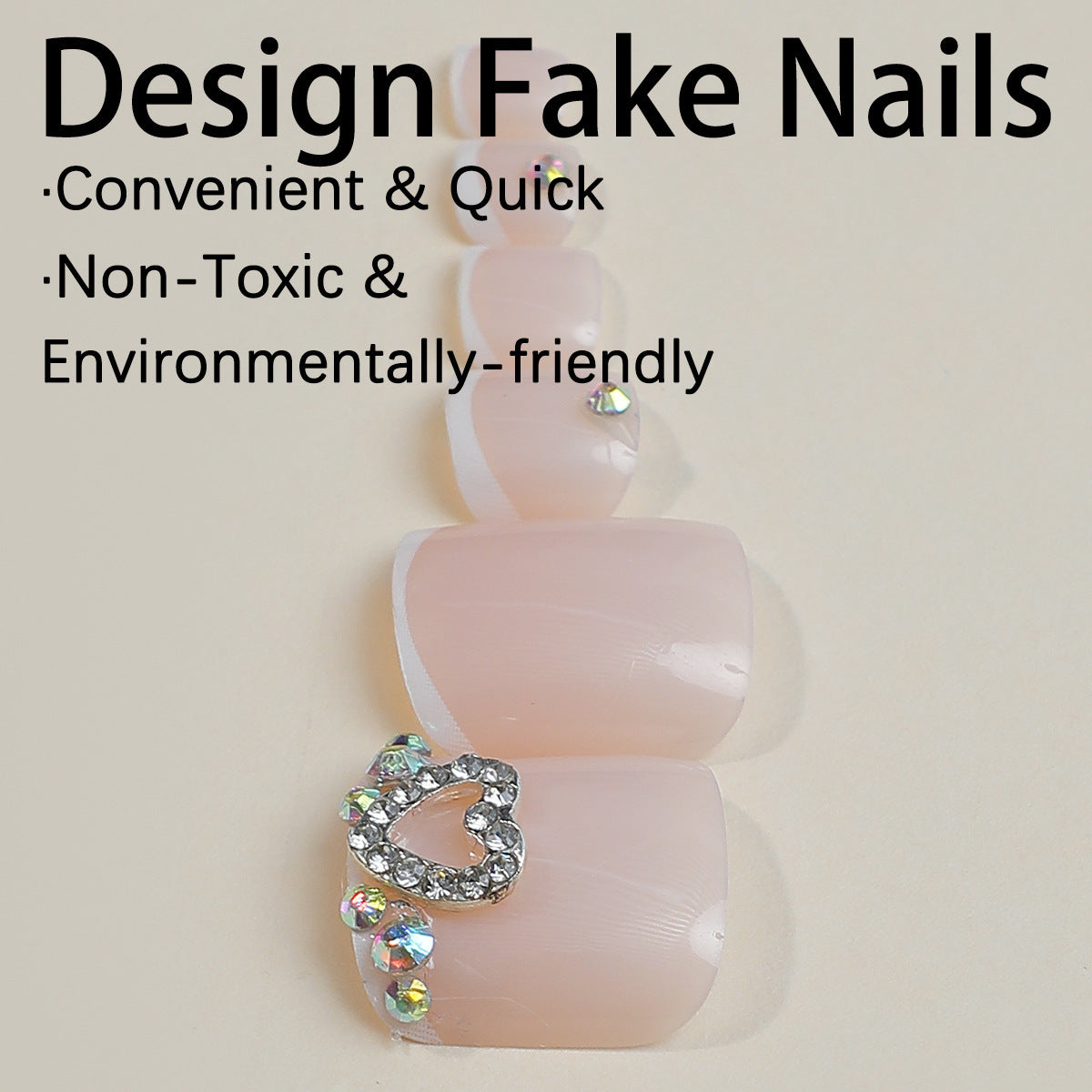 Nagelkunstset mit eleganten Glitzerakzenten Brehn