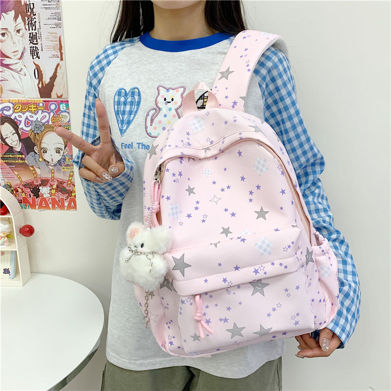 Mädchen Sternmuster Rucksack Brehn
