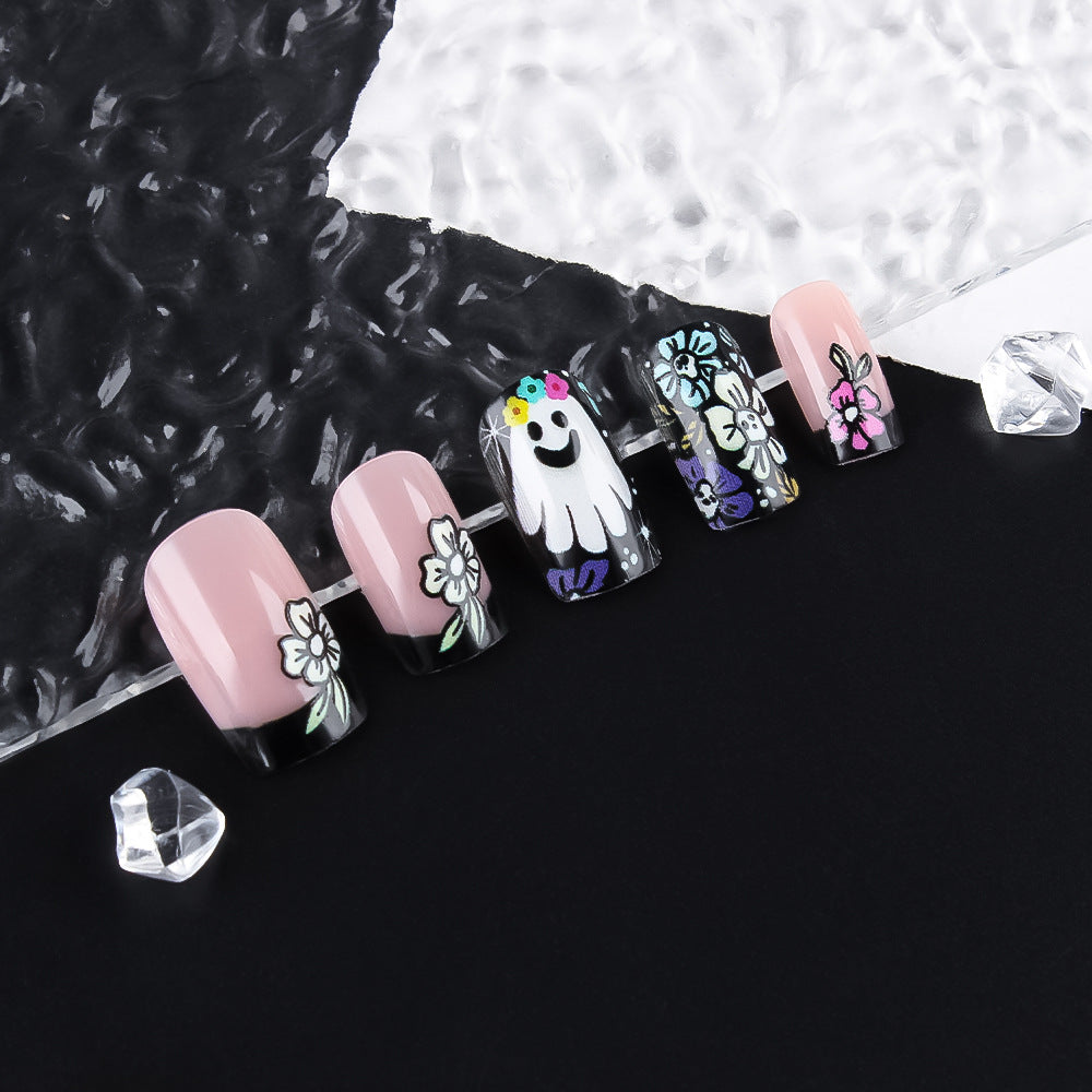 Kreatives Blumen- und Geister-Nail Art Set Brehn