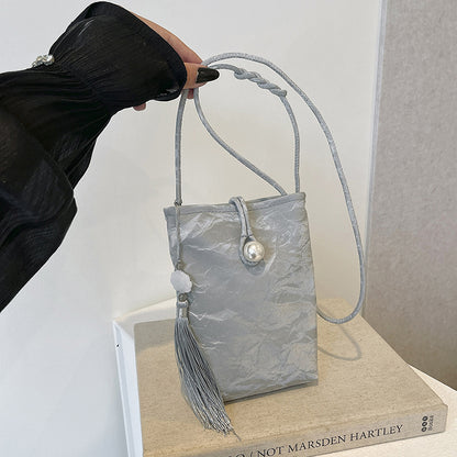 Elegante Texturierte Mini Crossbody Tasche Brehn
