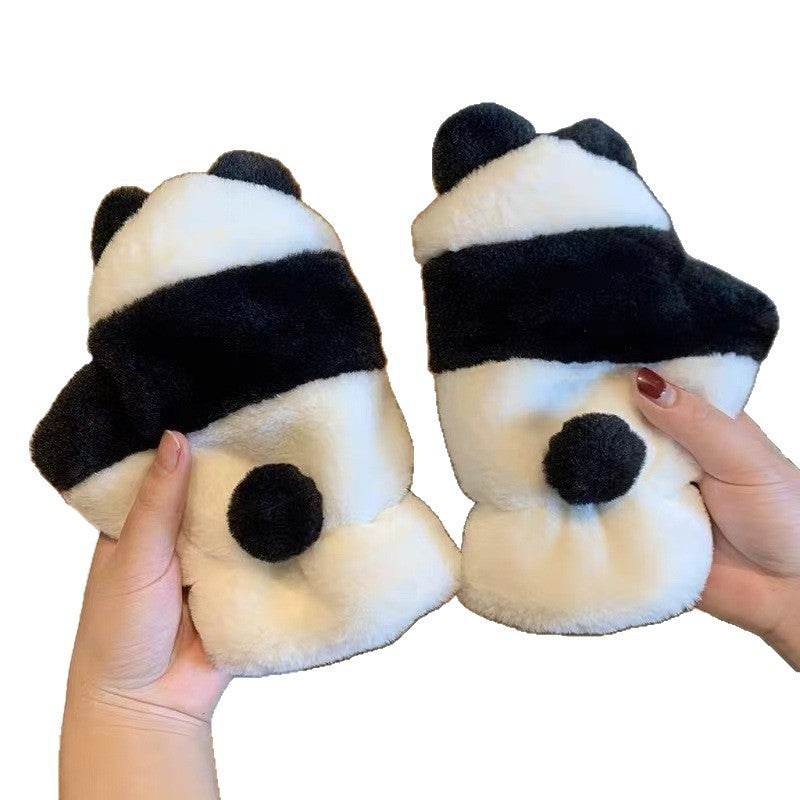 Niedliche katzenmotivierte Plüschhandschuhe Brehn