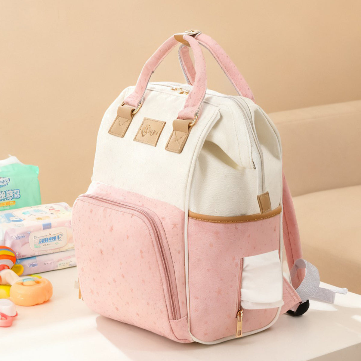 Sternmuster-Multi-Compartment-Rucksack Brehn