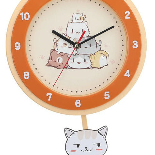 Wanduhr mit buntem Tierdesign Brehn