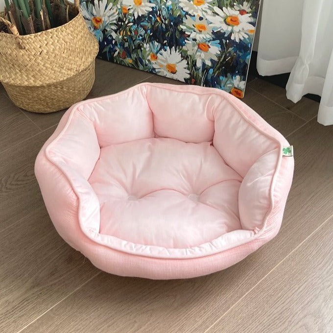 Luxuriöses Rundhundekissen