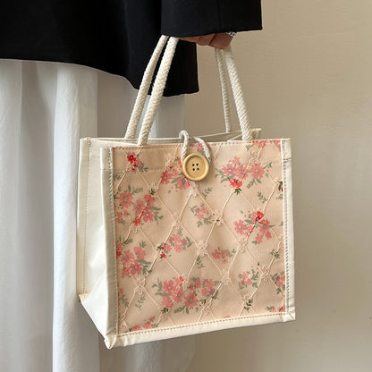 Dekorativer Floral-Shopper
