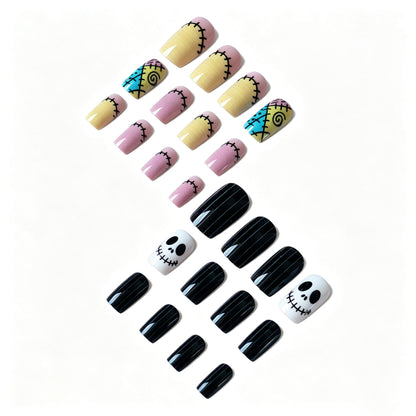Künstlerische Halloween Nagelkunst
